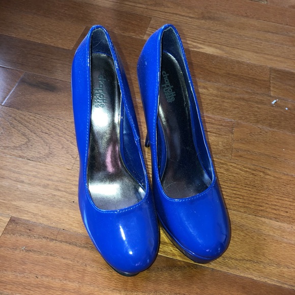 Shoes Electric Blue Heels Poshmark
